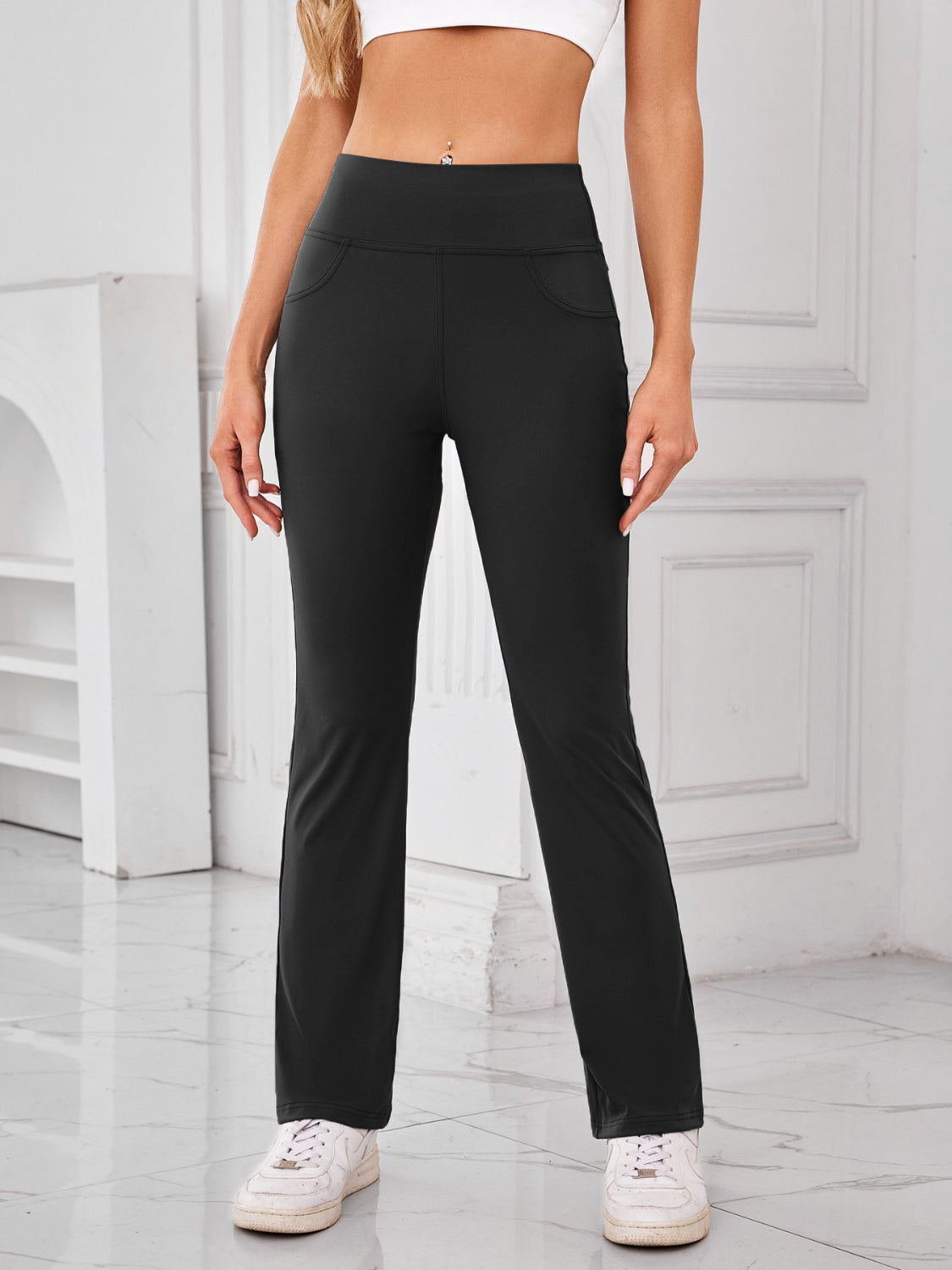 Lovelet High Waist Active Pants with Pockets