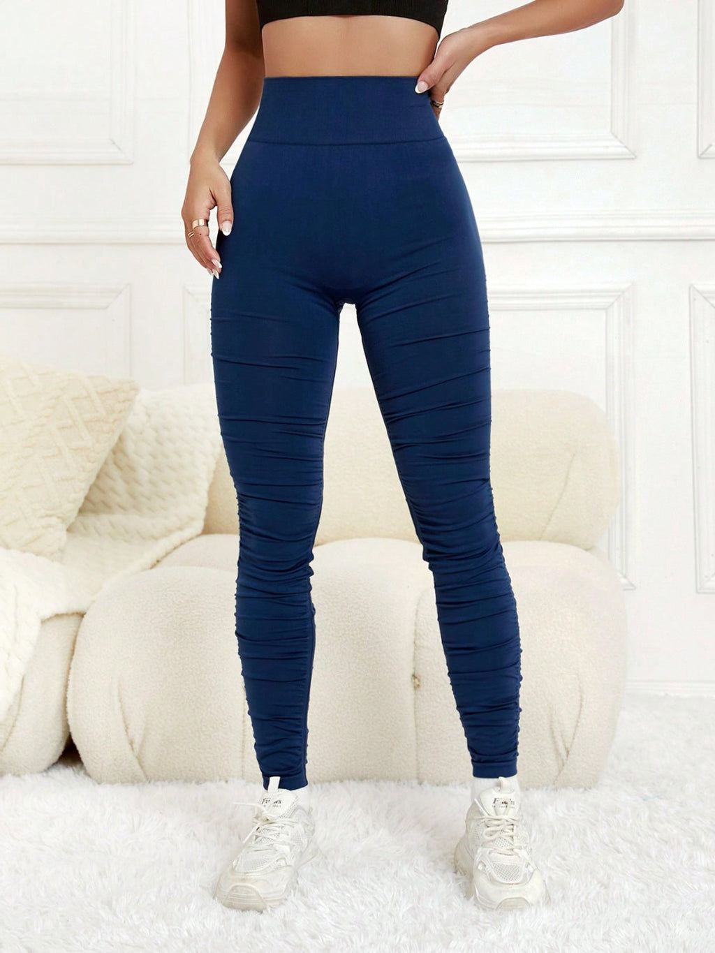 Ruched High Waist Active Leggings