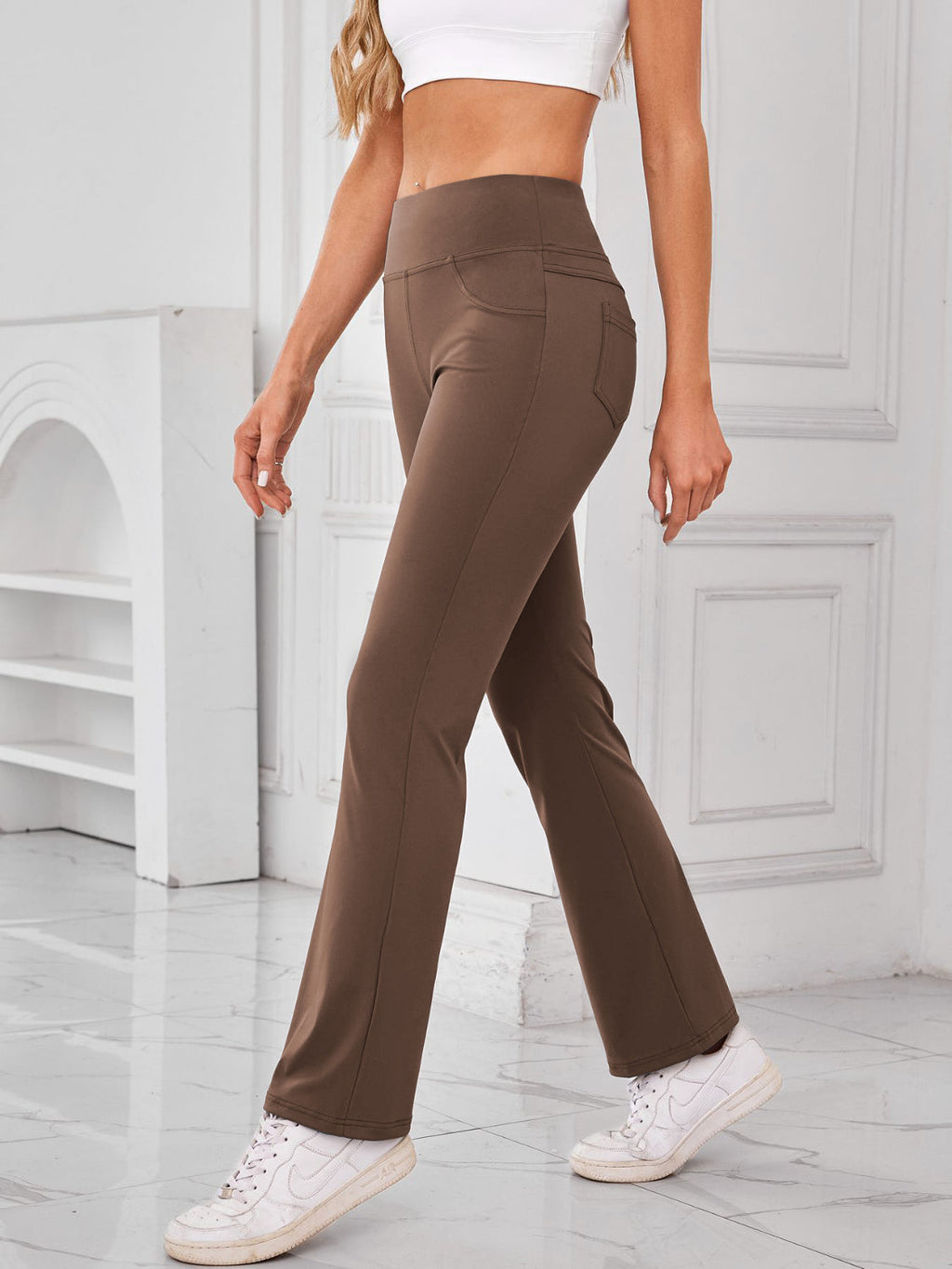 Lovelet High Waist Active Pants with Pockets