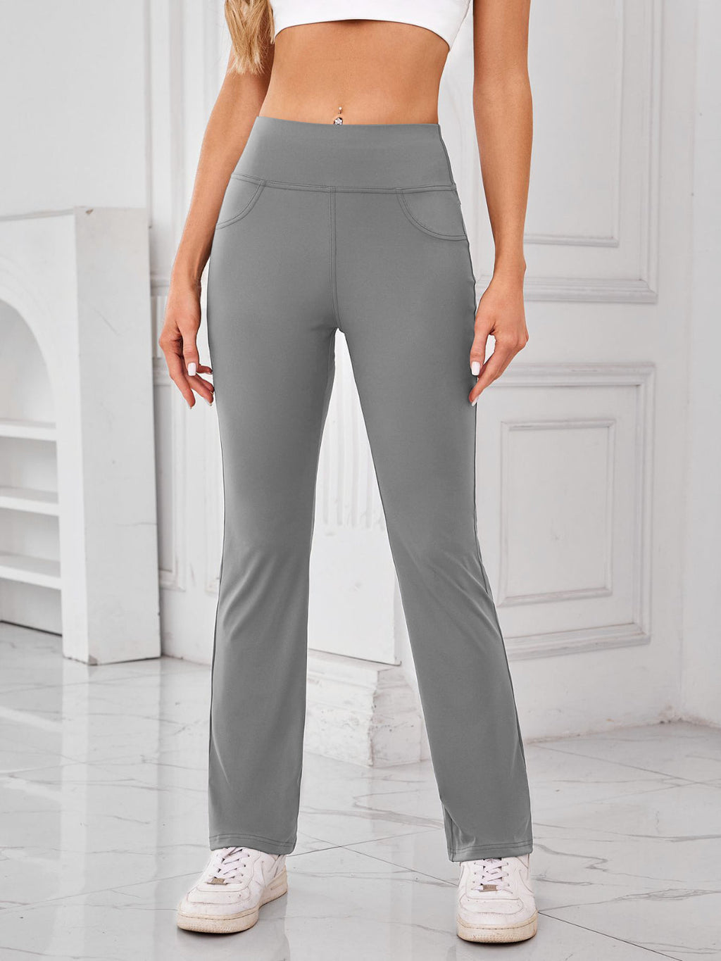 Lovelet High Waist Active Pants with Pockets